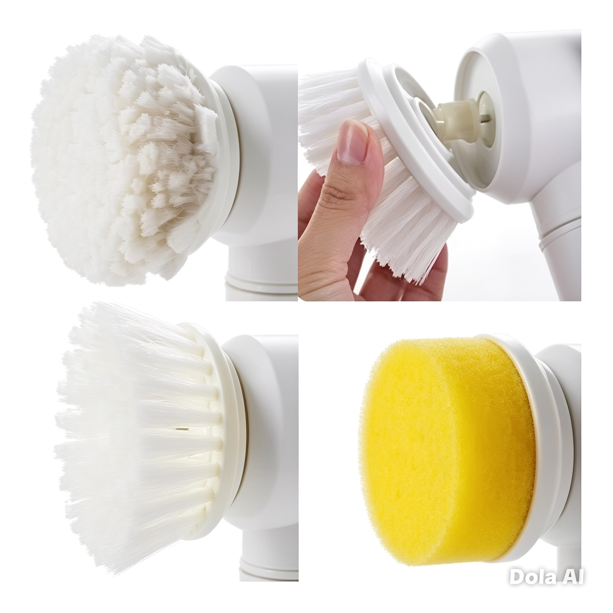 ✨ Cepillo Eléctrico 5 en 1: Limpia Cocina y Baño Sin Esfuerzo
