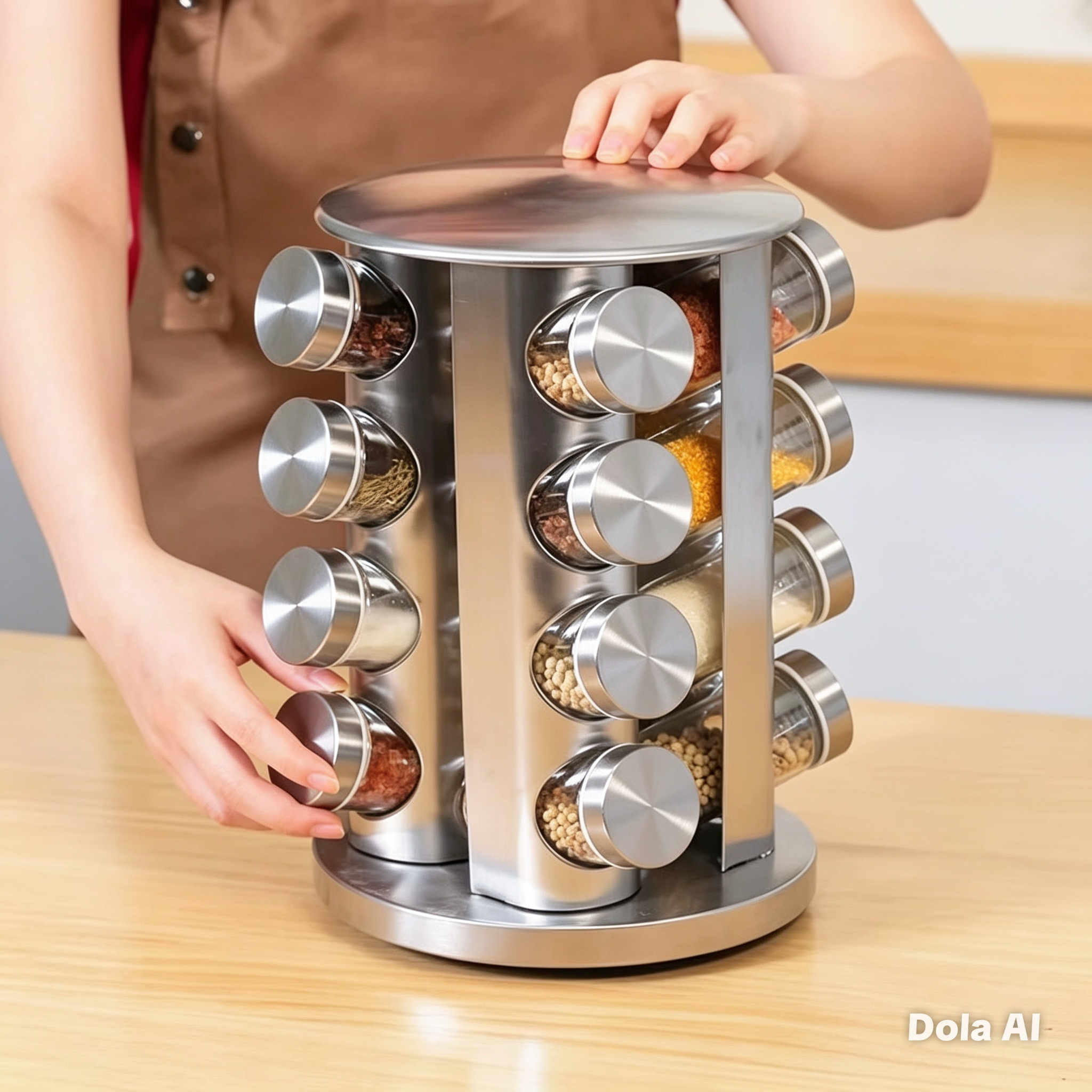 🧂 Organiza tu Cocina en Segundos con el Condimentero Giratorio 360°